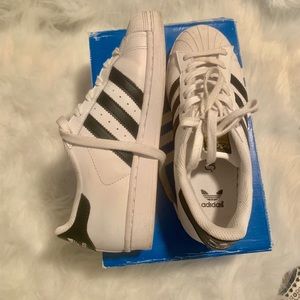 Adidas Superstars Size 4.5